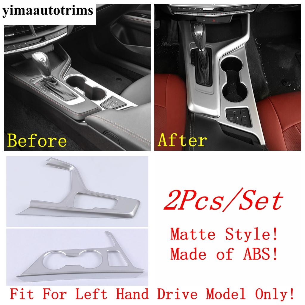 ABS Matte Front Water Cup Panel / Steering Wheel / Window Lift / Handle Bowl Cover Trim Accessories For Cadillac CT4  - 2024