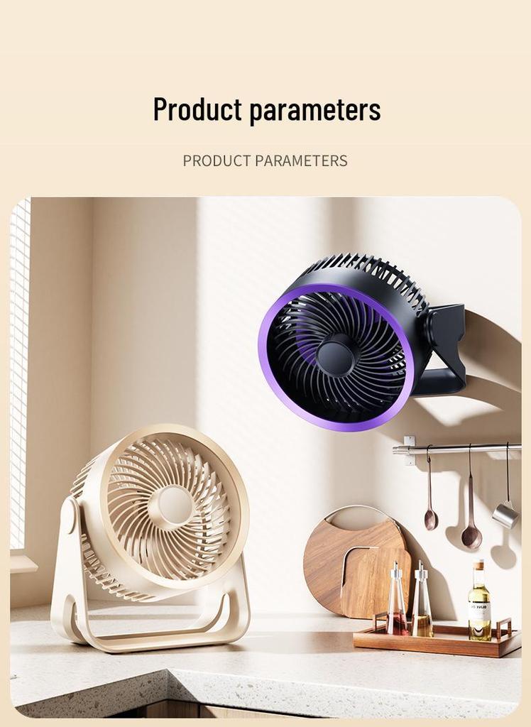 Silent USB Desktop Fan for Office & Students