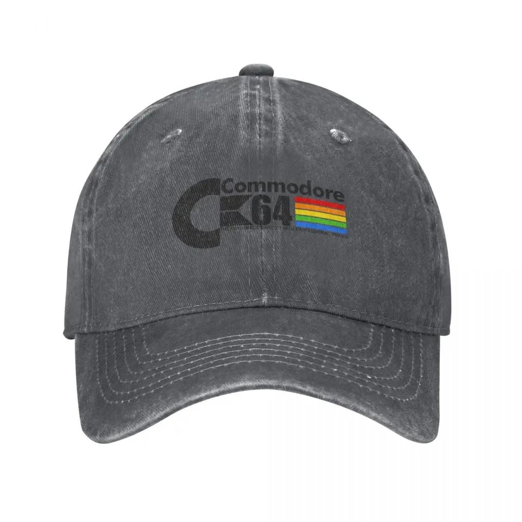 Commodore Logo Baseball Cap black Horse Hat beach hat hiking hat Unisexs Caps Womens