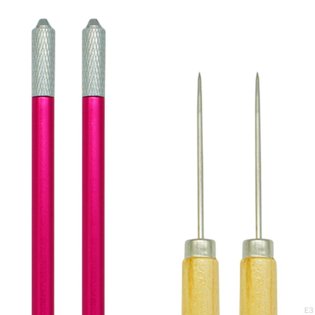 Doll Hair Insertion Tool Repair Portable Wig Accessories with Awl for Shop