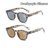 Women Men Ultra Light Unisex Presbyopia Glasses Vintage Rivet Leopard Round Sunglasses Fashionable Full Frame Reading Glasses