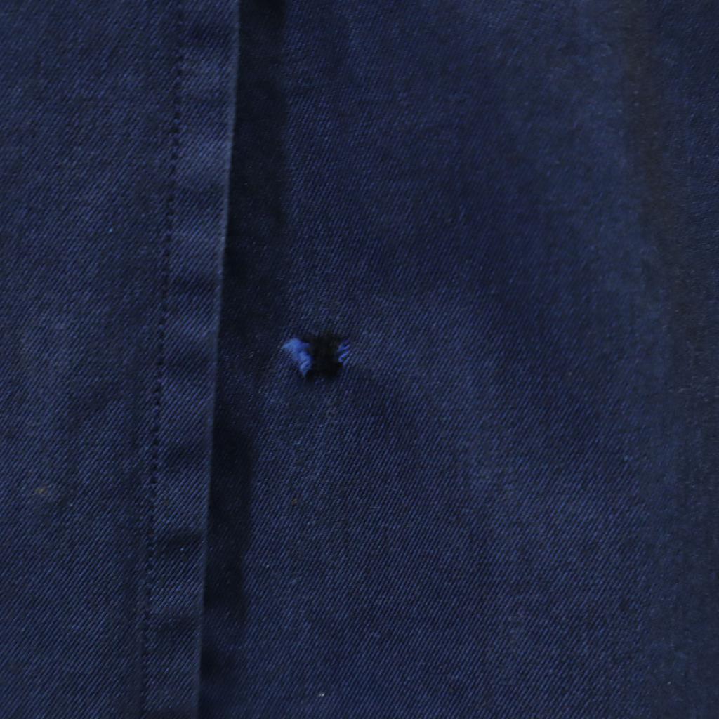 Burberry Сделано в Италии Пальто-стойка из нержавеющей стали 50 Темно-синий Мужской Б/У