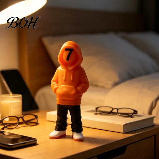 Durable PLA Art Piece 67 Number Doll Ornament, Creative Figures, Street Style Unique Streetwear Statue Gaming Table Display Collectibles, for