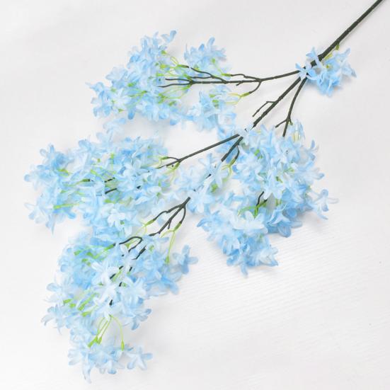 1 букет искусственных цветов сирени, не выцветающий, создающий жизненную силу, искусственный шелк, полезный искусственный крест, вишневый цвет, украшение для домашнего рабочего стола