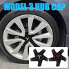 YNHCU1 4pcs Wheel Center Caps Hub Covers For Tesla Model 3 2018-2021 19inch Five Claw Type Athletic Hubcaps Car Decoration Accessories