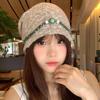 Keep Warm Knitted Pullover Hat Coldproof Jacquard Woolen Hat Casual Bohemian Beanies Hat Winter