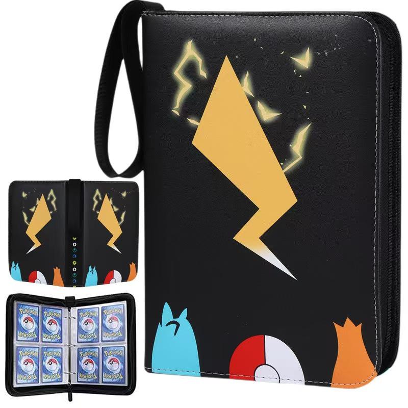 Pokémon Card Collection Book: 4-Grid & 9-Grid PU Game Album