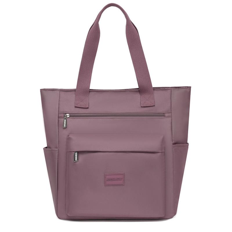 Женская сумка через плечо большой вместимости, сумка-тоут, водоотталкивающая нейлоновая сумка