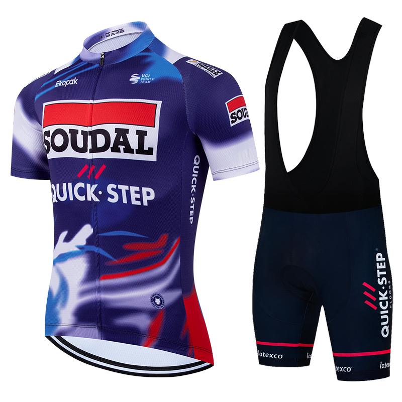 2025 Велосипедный костюм-майка Soudal Quick Step Летний Бельгия Велосипед Дышащий MTB Велосипедная одежда Maillot Ropa Ciclismo Форма Костюм