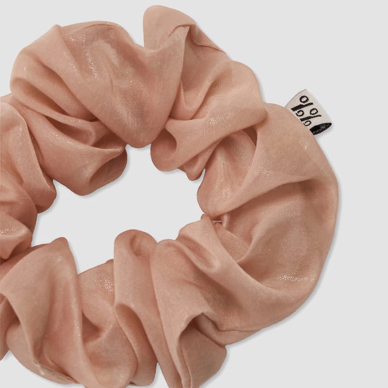 Symmetric Percent Twinkle Scrunchie - S / Pink
