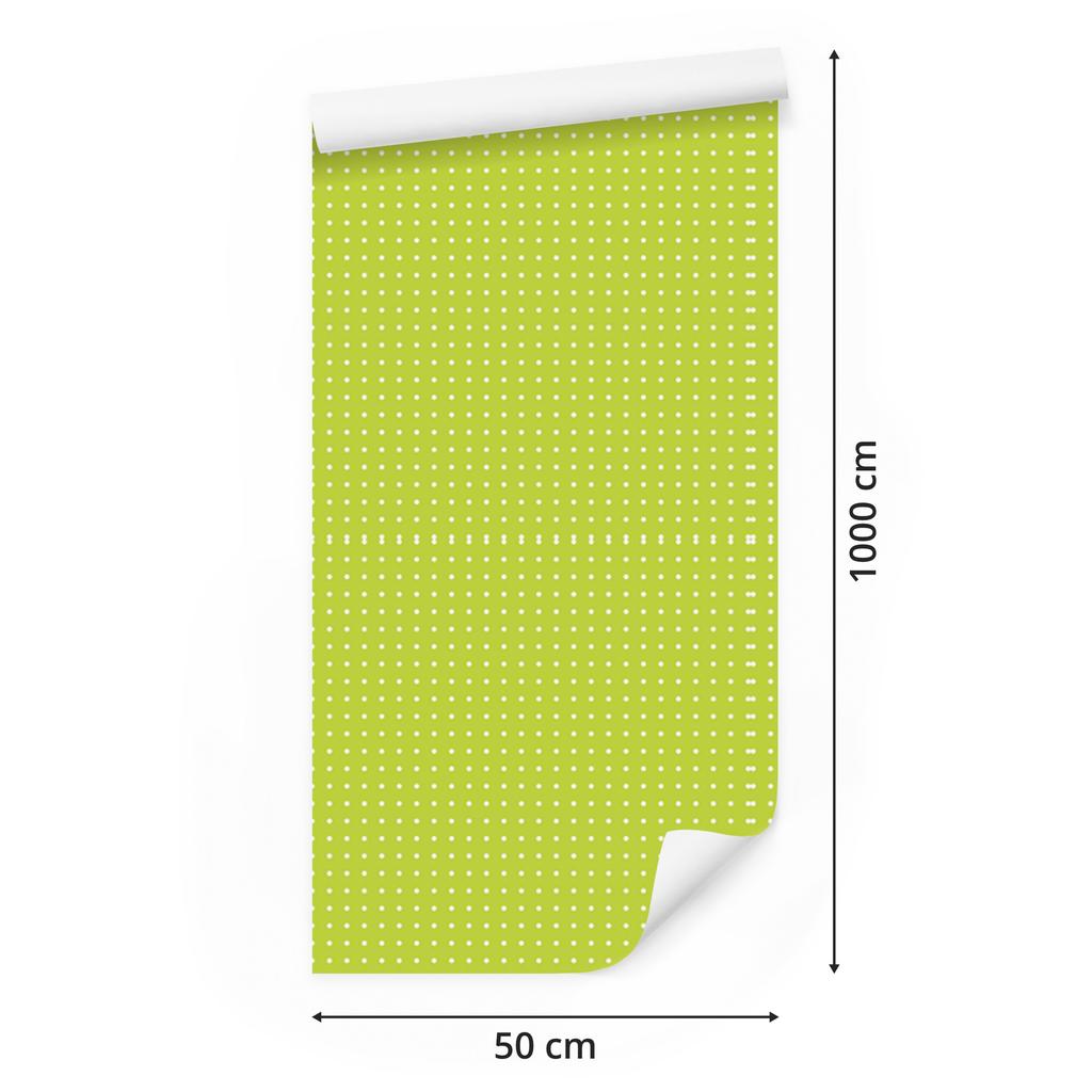 Lime Dots Wallpaper, Lime Background for Living Room and Bedroom 50x1000