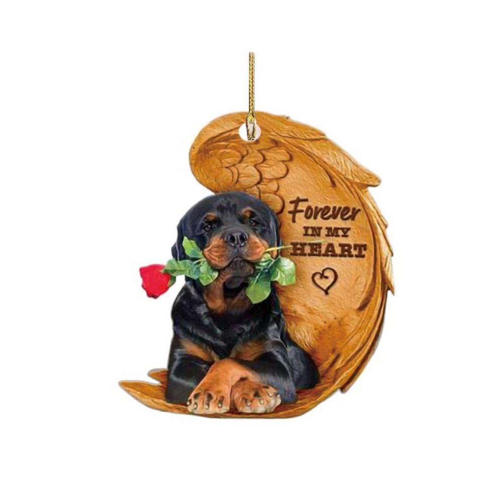 Подвесные украшения для собак 2D Подвеска для собак в машину Брелки для собак Брелок для собак в машину