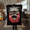 1PC Babymetal Print Flannel Blanket, High quality Comfortable for All Seasons, Home Decor, Warmth and Comfort, Perfect for Christmas Gifts