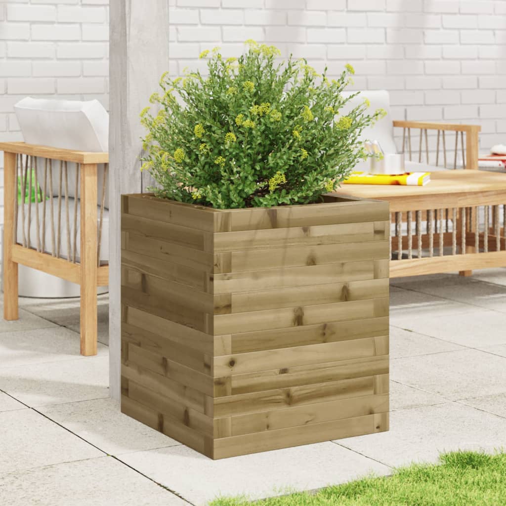 Plant Pot 40x40x46 cm Pressure Treated Pine Wood