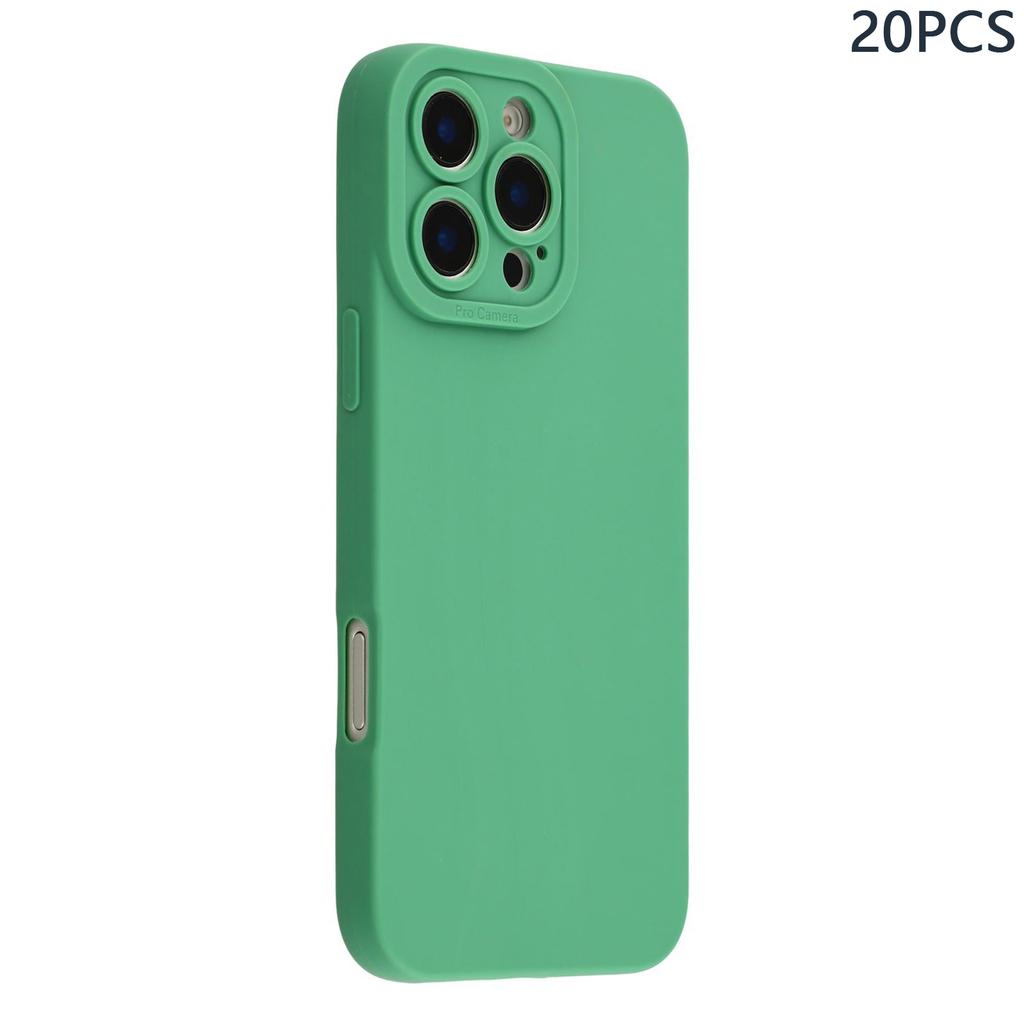 Оптовая покупка 20 шт. Чехол для iPhone 16 Pro Точные вырезы 1,3 мм ТПУ Матовая крышка для телефона