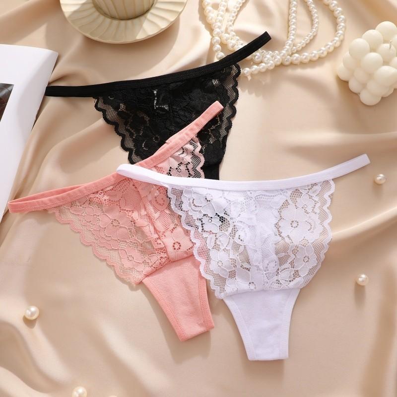 FINETOO Sexy Women G-String Cotton FashionT Back Underwear Female Low Waist Thong