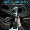 Seesii 3/8" 21V Аккумуляторный электрический гайковерт 80Нм 6,3" Удлиненный электрический трещоточный ключ Перезаряжаемый угловой гайковерт Инструменты для ремонта автомобилей