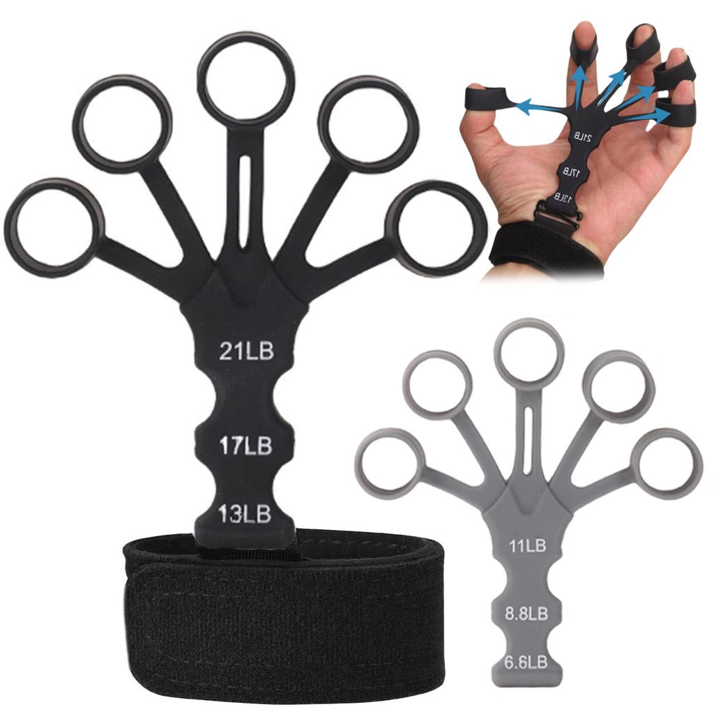 1 шт. Силиконовый Gripster Grip Strengther Растяжитель для пальцев Тренажер для рук Тренажер для фитнеса Тренировки и упражнения для укрепления рук