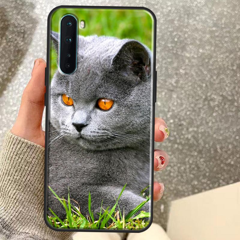 Чехол для телефона OnePlus с изображением британской короткошерстной кошки 15 13 12 11 10 10R 12R 13R 15R 13T 10T 8T Nord 5 CE 2 3 4 Lite N20 N30