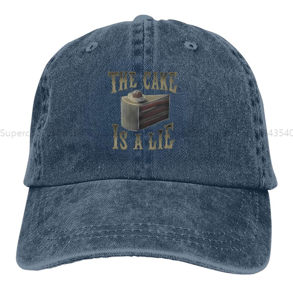 Кекс — это ложь Бейсболка Унисекс Шляпы Wounisex Защита от солнца Козырек Snapback Игровые кепки Portal
