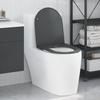 Toilet Seat Anthracite 47 x 36 x 3.4 cm Duroplast