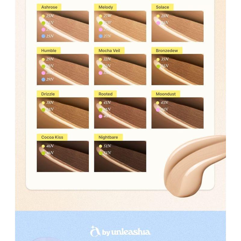 UNLEASHIA Кушон Unleashia Hey Dew Blue - 26 оттенков