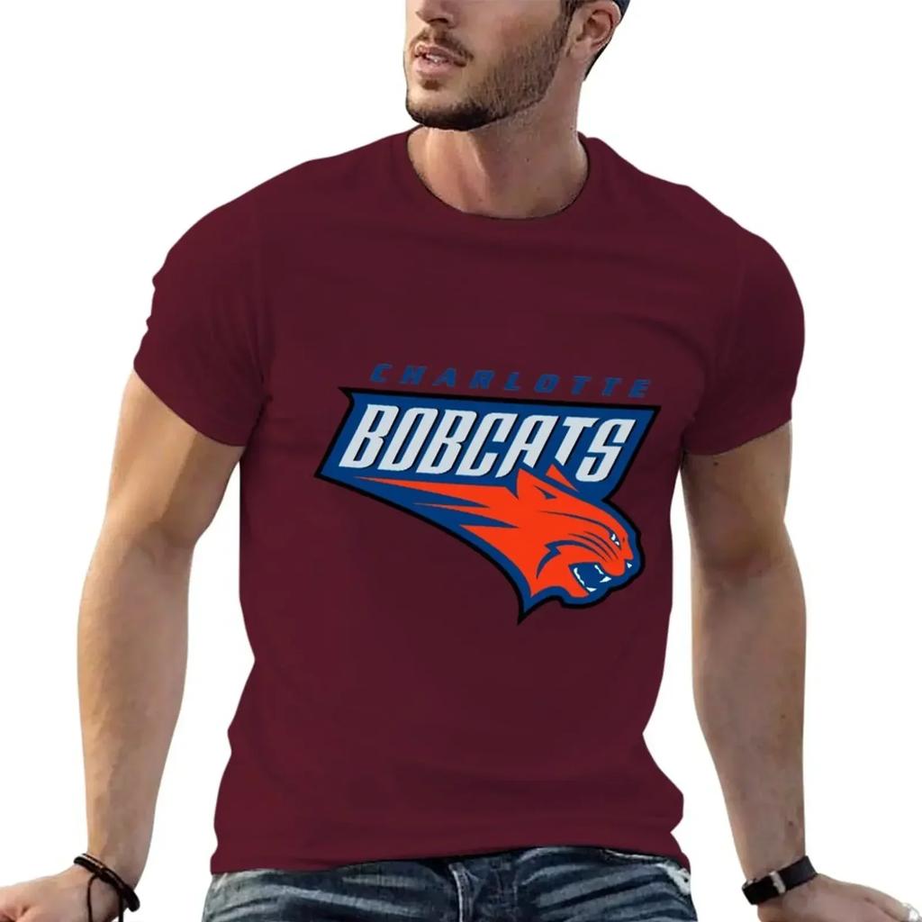 Bobcats merch T-Shirt sweat funnys Aesthetic clothing plain white t shirts