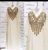 Long Islamic Dubai Stylish Abaya Farasha Moroccan Kaftan Hand Work Gown Dress