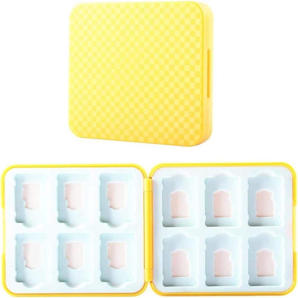 Портативный чехол для хранения карт памяти на 12 слотов для Nintendo Switch, игровые аксессуары