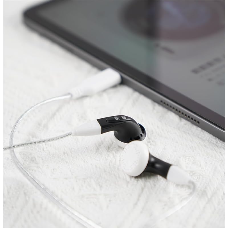 NICEHCK YDSmall inner ear earphones 1DD 14.8mm large dynamic driver N52 high performance magnet PEI diaphragm panda color 3.5mm plug HD microphone