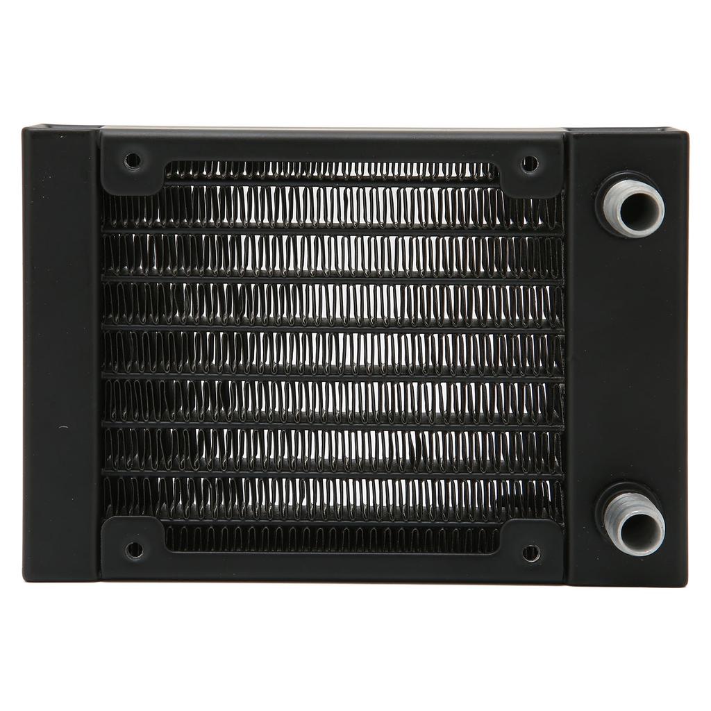 Алюминиевый теплообменник 8 трубок 9,5 мм штуцер 80 мм хорошее рассеивание тепла водяное охлаждение с винтами