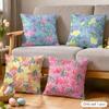 Garden Flowers Cushion Cover Soft Plush Fabric DoubleSided Printed Cushion Covers for All Seasons Modern HomeDecor Gift