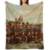 HD. 28-й полк при Кватр-Бра, Леди Батлер, 1875 Плед Роскошные Декоративные Мягкие Покрывала Для Дивана Тонкие Пледы