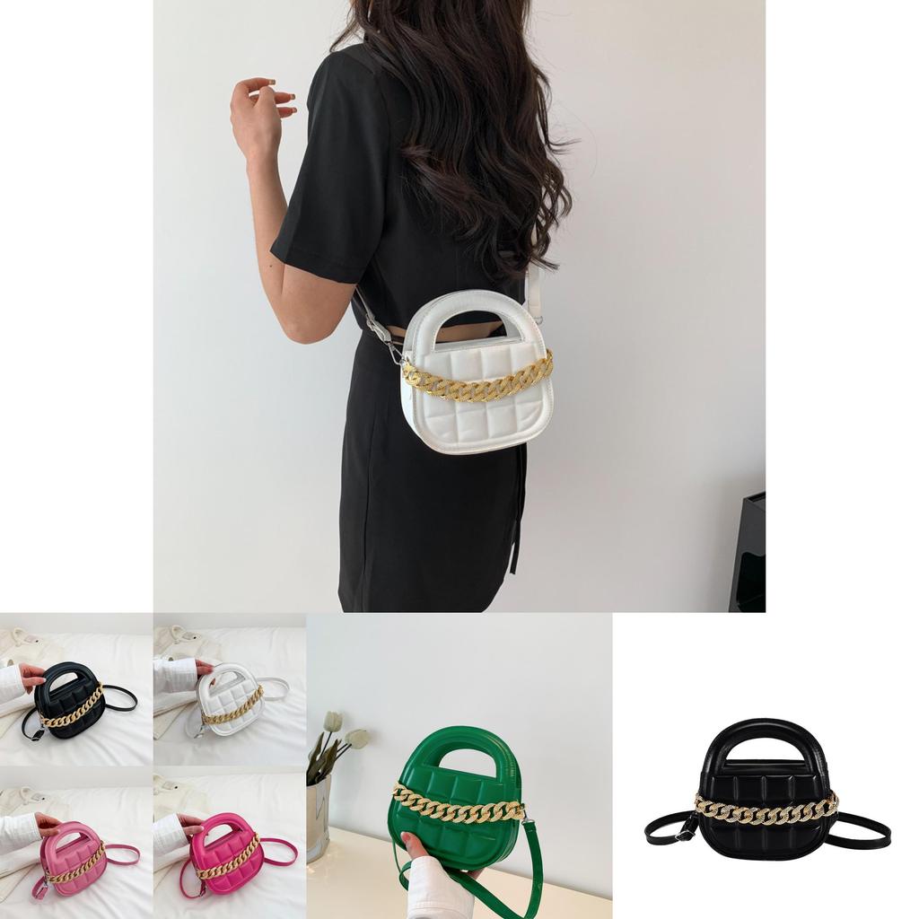 Chic Saddle Bag Stylish Handbag For Autumn Perfect For Casual Outfits In Black White Pink And Green