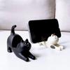 Resin Doll Mobile Phone Stand Stretch Oneself Cell Phone Bracket Cat Phone Holder  Small Gifts