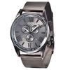 Premium Quality Mens Stainless Steel Military Watch With Elegant Date Functionality