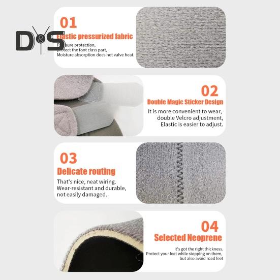 Бандаж на лодыжку для занятий спортом на открытом воздухе, поддержка лодыжки, регулируемый неопреновый рукав, эластичная компрессионная обертка для фитнеса