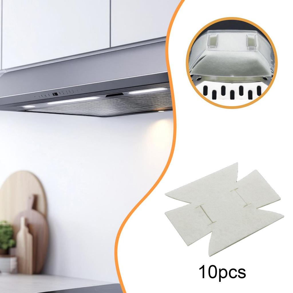 10x Range Hood Oil Cup Pads Holder Liners for Home Restaurant Cooker Accessories Convenient