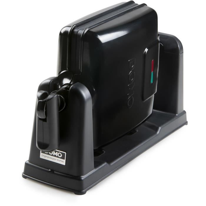 DOMO Rotary Waffle Maker - DO9224W - 180° Rotatable - Non-Stick Coating - Cool-Touch Handle - 2 People
