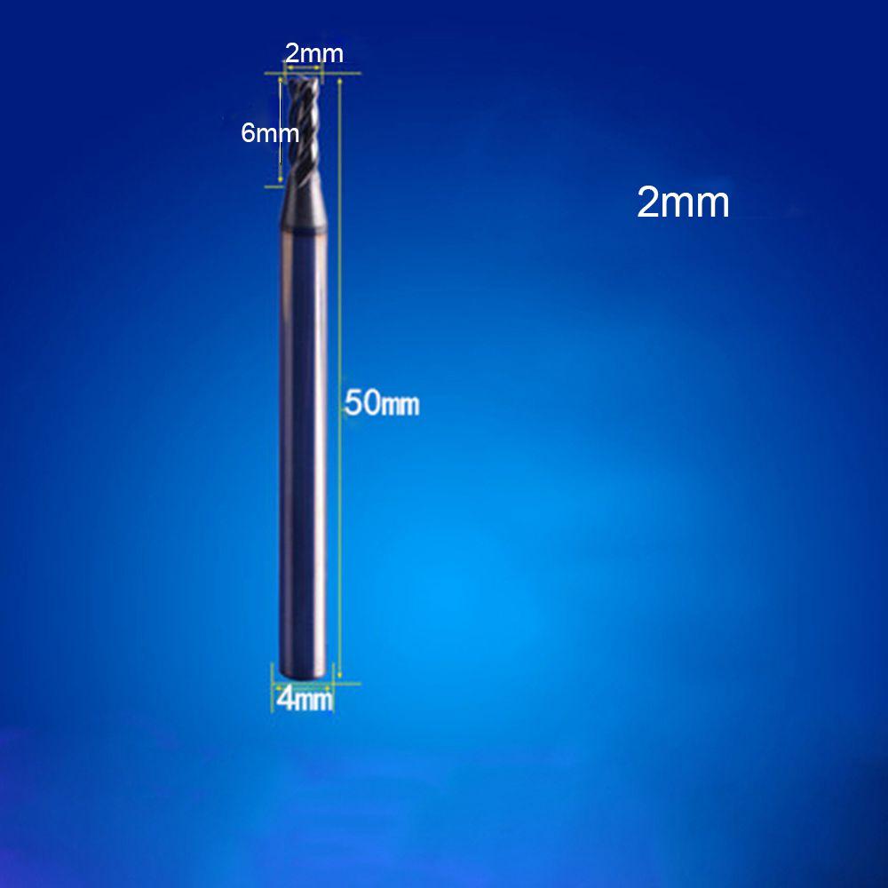 1/1.5/2/2.5/3/4/5/6mm Alloy Carbide Endmill Cutting Milling Cutter 4 Flute Mill Machine Tools