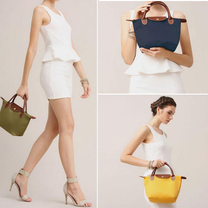 Модная водонепроницаемая сумка-тоут в форме пельменя с плечевыми ремнями для женщин - Идеальна для пляжа, покупок и повседневного использования