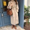 Women's Korean Winter Long Overcoat Loose Outwear Coat Plus Size Cardigans Full Sleeve Elegant Female Coats Autumn