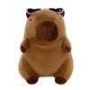 Simulation Capybara Plush Doll Cartoon Capibara Fluffty Doll Cute Capybara Plush Toy  Home Decor