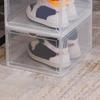 Shoe Containers with Magnetic Door Organizer Bins for Home Flops