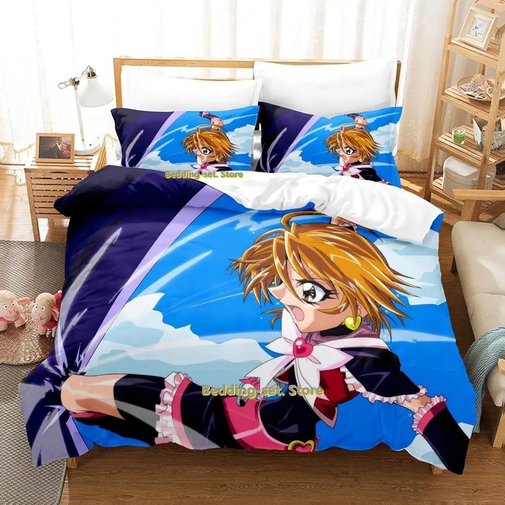 Новый комплект постельного белья Pretty Cure Односпальный Полуторный Двуспальный Queen King Размер Аниме Пододеяльник для Взрослой Детской Спальни Декор