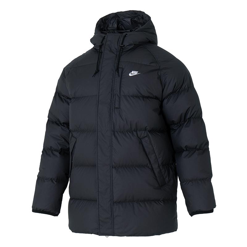 Nike Sportswear Club Therma-Fit Water-Resistant Duck Down Warm Hooded Long Sleeve Down Jacket Men Outerwear IB2974-010