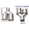 Volkswagen Golf R MK6/MK7 Stainless Steel Exhaust Muffler Tip