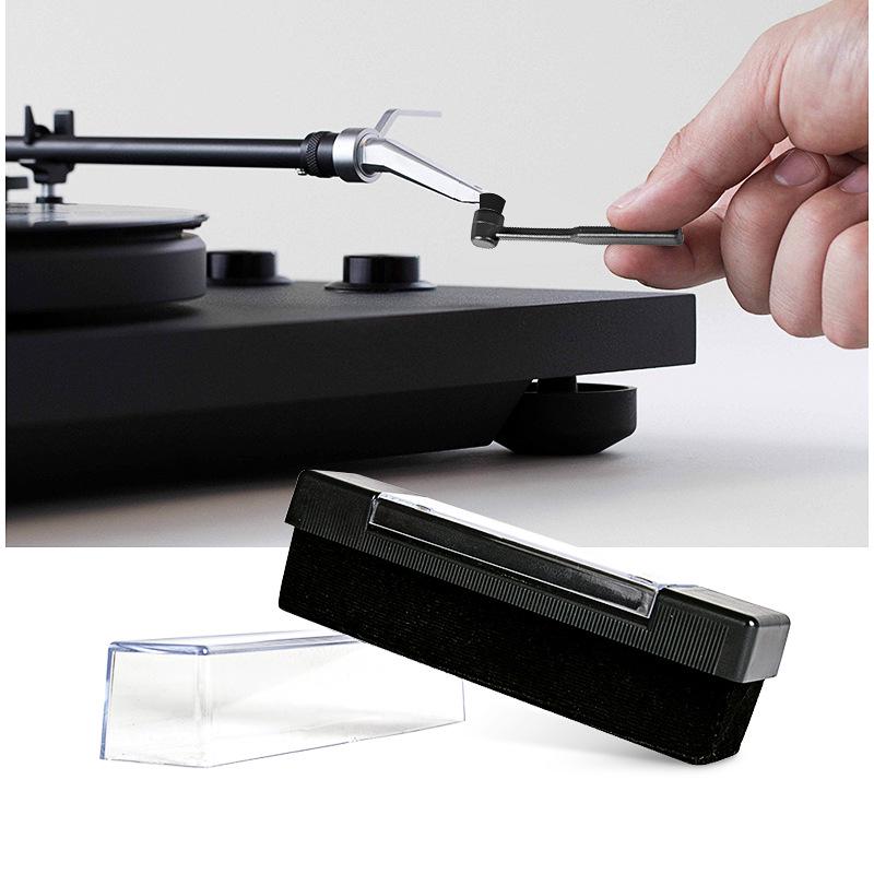 Retro Vinyl Record Player & Stylus Cleaning Brush