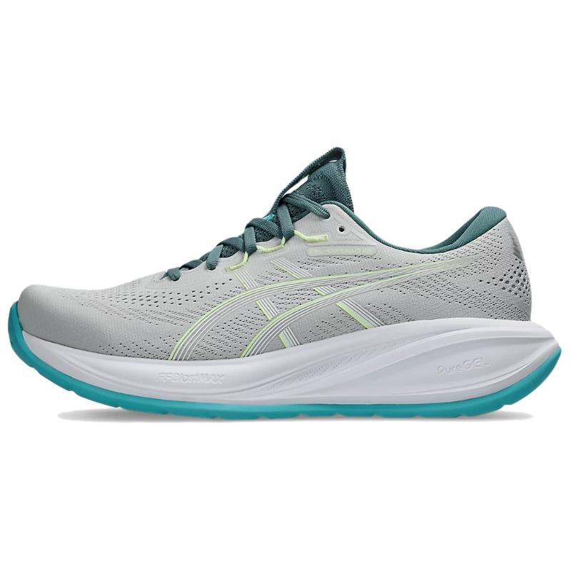 Men's Sneakers ASICS GEL CUMULUS 28 Running Shoes Men's Low Top Cloud Gray/Energy Blue