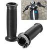 Motorcycle 7/8" Silicone Handlebar Hand Grips For Cafe Racer Bobber Clubman Custom
